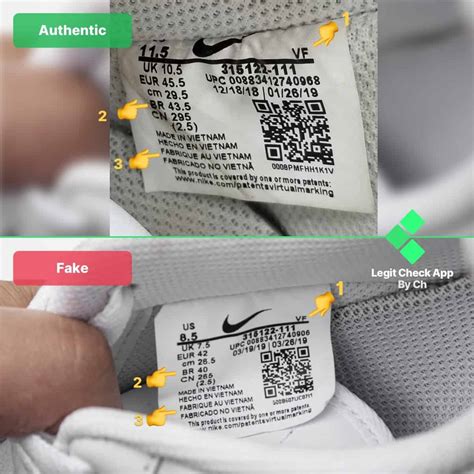 how to know if a nike shoe is fake|check nike authenticity.